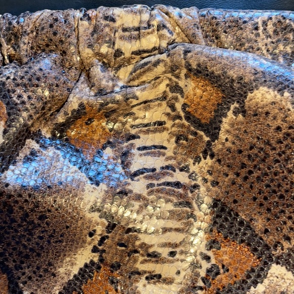 Sharif Genuine Vintage Genuine Python Snakeskin Clutch and Crossbody Handbag - Picture 16 of 17